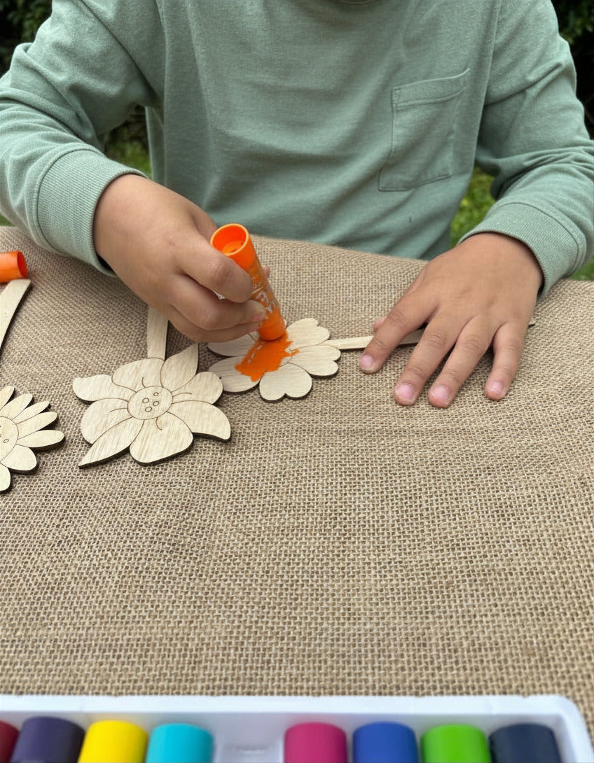 Forever Blooms: Wooden Wildflower Bouquet