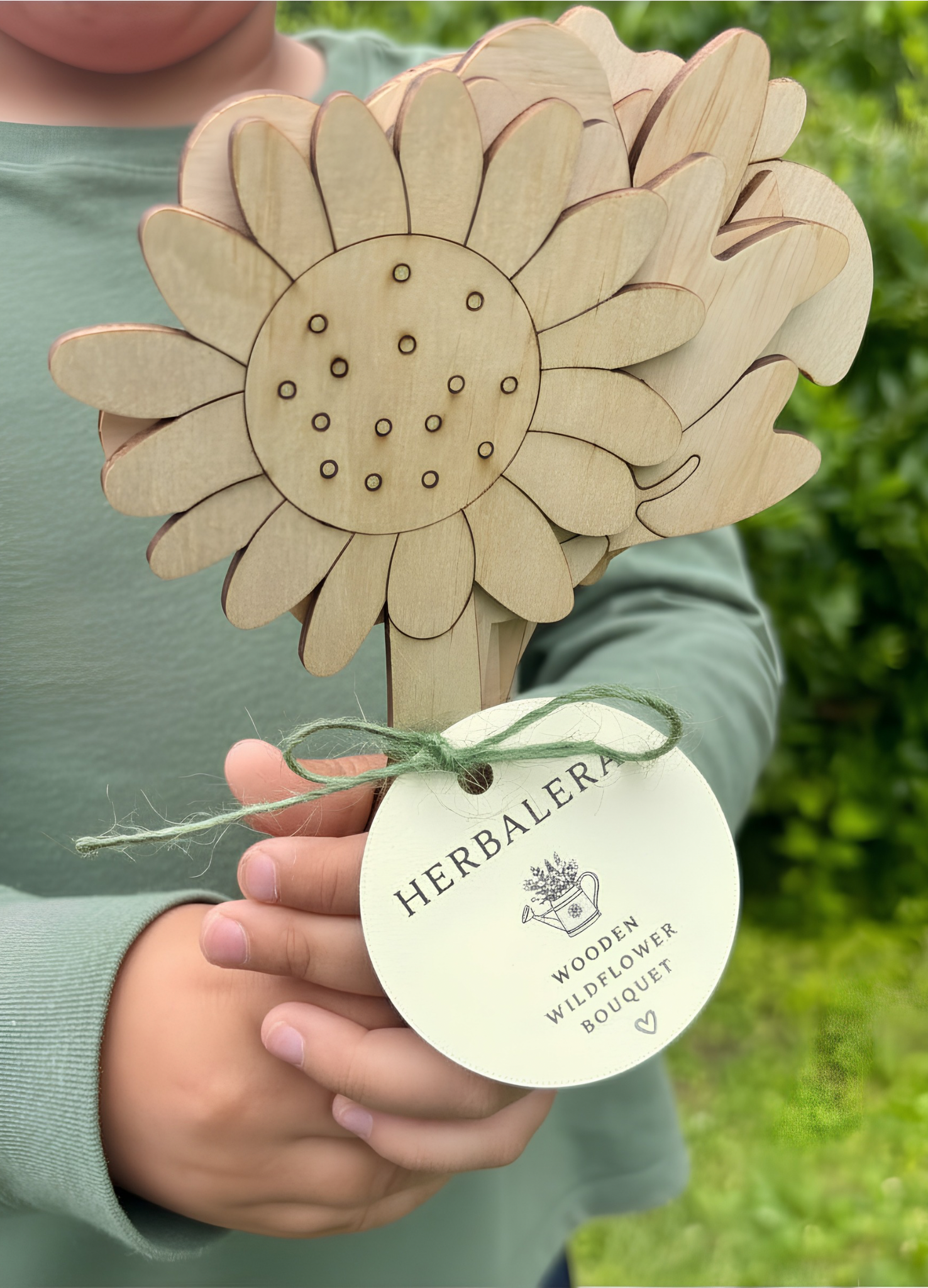 Forever Blooms: Wooden Wildflower Bouquet