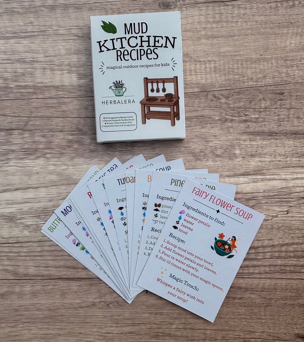 Mud Kitchen Recipe Cards