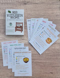 Mud Kitchen Recipe Cards