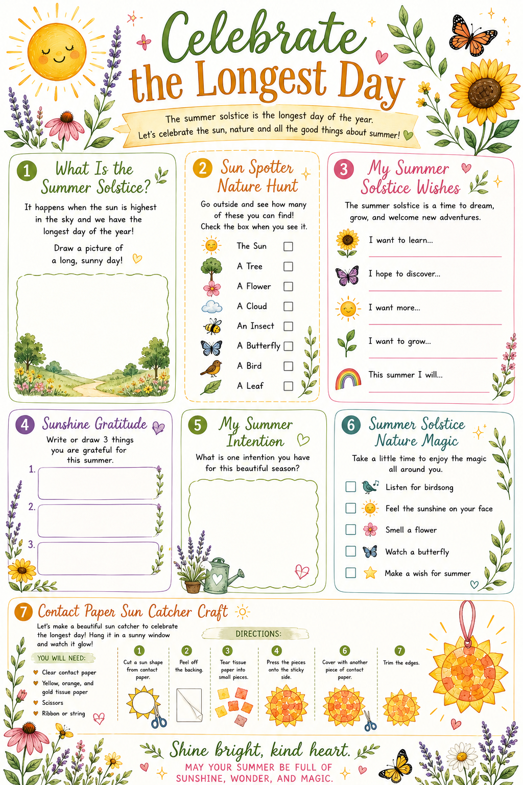 Summer Solstice Printable