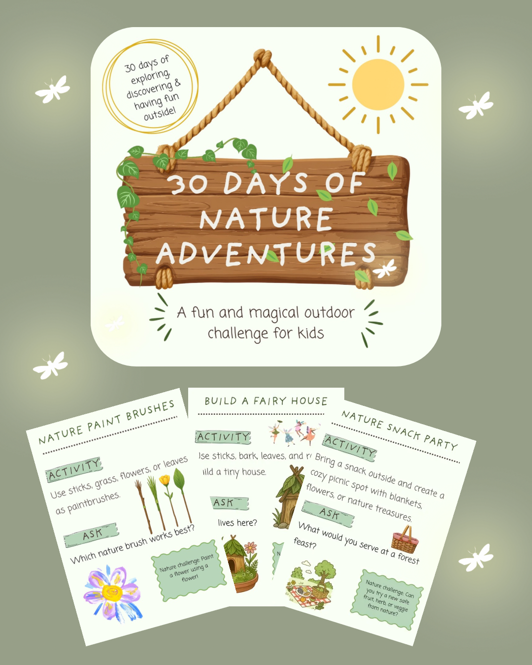 Nature Adventure Activity Cards